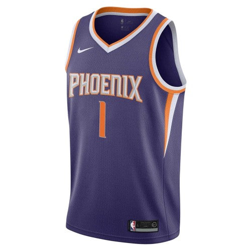 Front - Nike Childrens/Kids Booker Phoenix Suns Basketball Jersey
