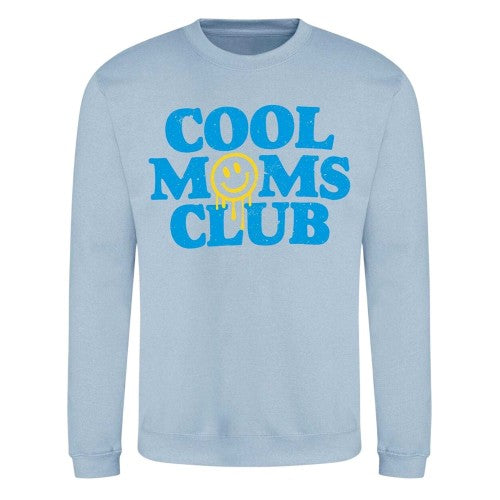 Front - AWD Womens/Ladies Cool Moms Club Sweatshirt