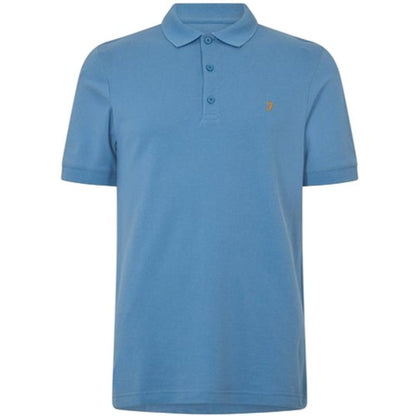 Front - Farah Mens Emerson Short-Sleeved Polo Shirt