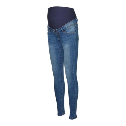 Front - Mamalicious Womens/Ladies Mila Maternity Jeans