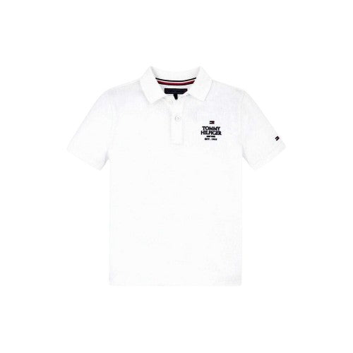Front - Tommy Hilfiger Childrens/Kids Logo Polo Shirt