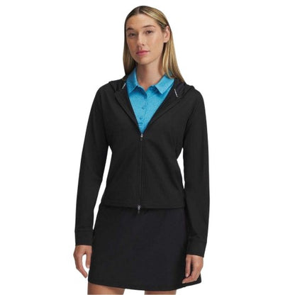 Front - Under Armour Womens/Ladies Tailored Golf Full Zip Hoodie