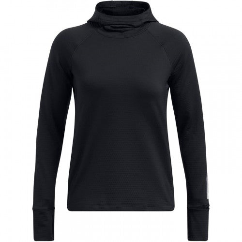 Front - Under Armour Womens/Ladies Hooded Regular Running Drawstring Hoodie