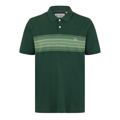 Front - Original Penguin Mens Striped Polo Shirt