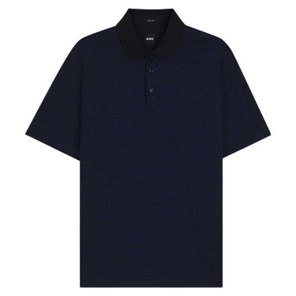 Front - Boss Mens Parris 102 Mercerised Cotton Polo Shirt