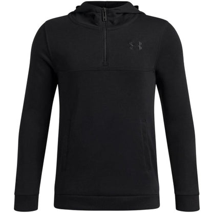 Front - Under Armour Childrens/Kids Rival Fleece Quarter Zip Hoodie