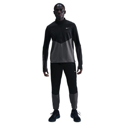 Front - Nike Mens Pacer Dri-FIT Quarter Zip Top