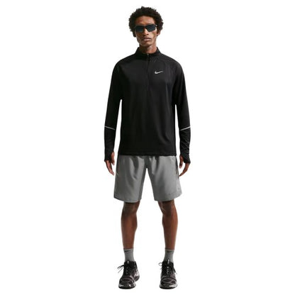 Front - Nike Mens Miler Dri-FIT Quarter Zip Running Top