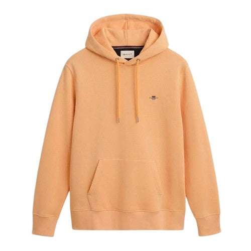 Front - Gant Mens Shield Drawstring Hoodie
