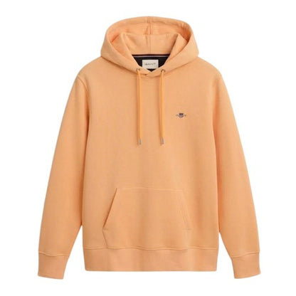 Front - Gant Mens Shield Drawstring Hoodie