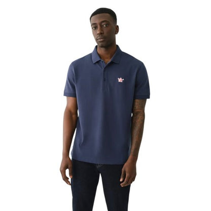 Front - True Religion Mens Buddha Logo Polo Shirt