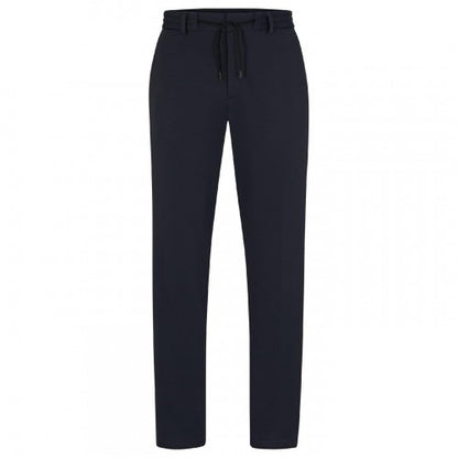 Front - Boss Mens Geniusj Straight Leg Trousers