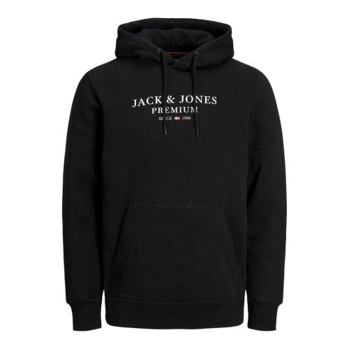 Front - Jack And Jones Mens Bluarchie Logo Long-Sleeved Hoodie