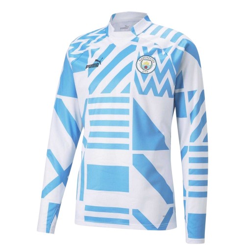 Front - Puma Mens Prematch 22/23 Manchester City FC Top