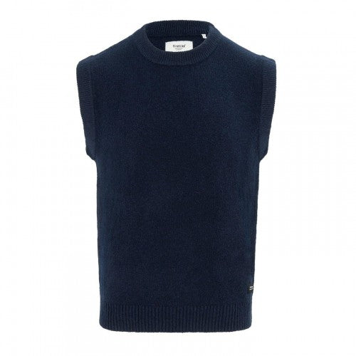 Front - Firetrap Mens Crew Neck Sleeveless Sweater Vest