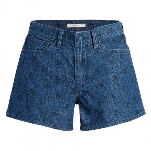 Front - Levis Womens/Ladies Wellthread Flowers Mom Shorts