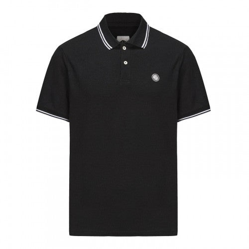 Front - Pretty Green Mens Barton Short-Sleeved Polo Shirt
