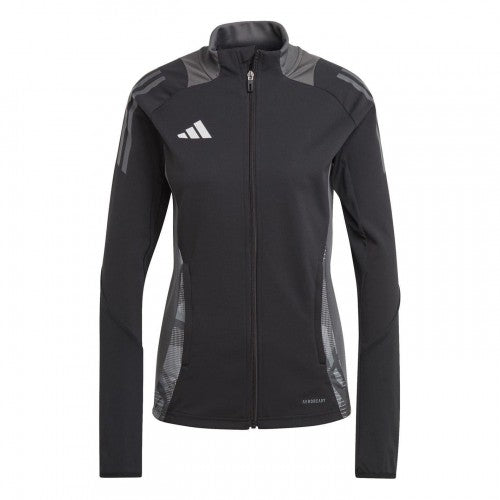 Front - Adidas Womens/Ladies Tiro 24 Funnel Neck Raglan Athletic Track Top