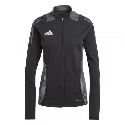 Front - Adidas Womens/Ladies Tiro 24 Funnel Neck Raglan Athletic Track Top