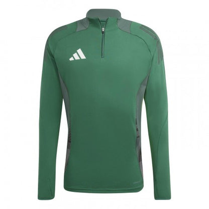 Front - Adidas Mens Half Zip Long-Sleeved Jersey