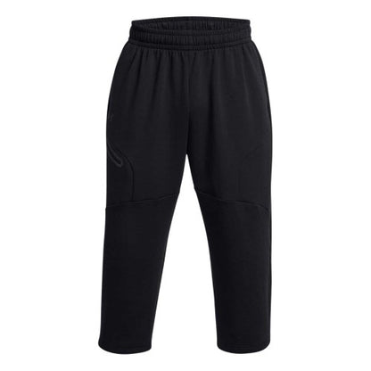 Front - Under Armour Mens Fleece Plain Baggy Sweatpants