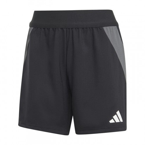 Front - Adidas Womens/Ladies Tiro 24 Competition Logo Football Shorts