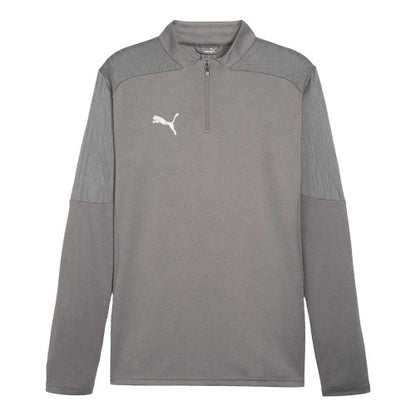 Front - Puma Mens TeamFinal Quarter Zip Training Track Top