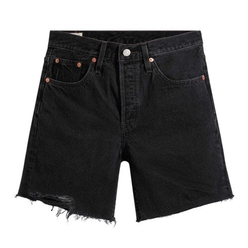 Front - Levis Womens/Ladies 501 Mid Thigh Shorts