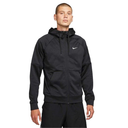 Front - Nike Mens Dri-FIT Training Full Zip Hoodie