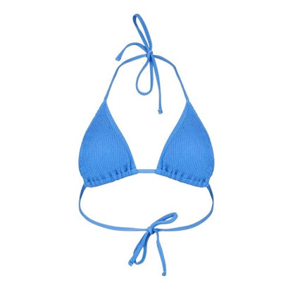Front - Jack Wills Womens/Ladies Ribbed Triangle Cups Bikini Top