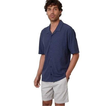 Front - Threadbare Mens Selkirk Relaxed Fit Shirt