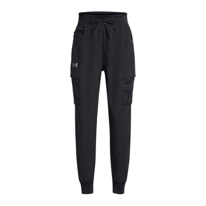 Front - Under Armour Womens/Ladies Trail Run Side Pocket Joggers