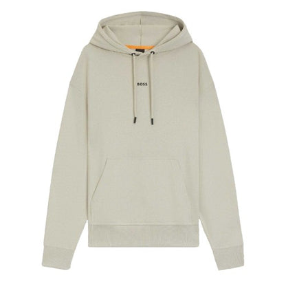 Front - Boss Mens Cotton Regular Long-Sleeved Pullover Hoodie