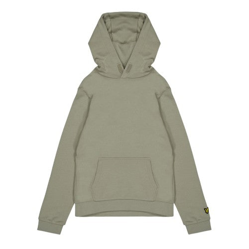 Front - Lyle & Scott Childrens/Kids Print Long-Sleeved Drawstring Hoodie