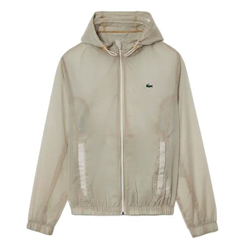 Front - Lacoste Mens Lightweight Water Repellent Sport Jacket