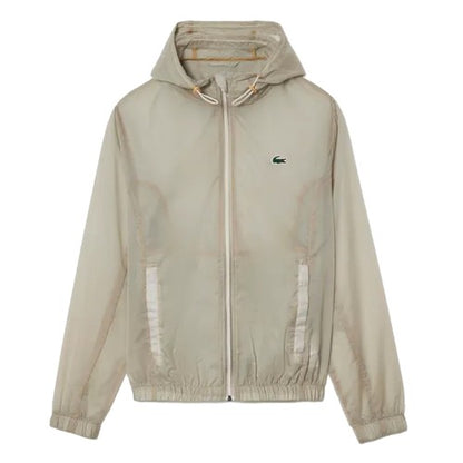 Front - Lacoste Mens Lightweight Water Repellent Sport Jacket