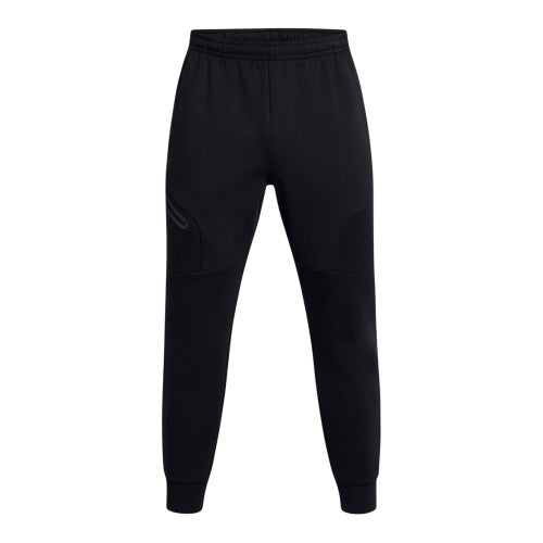 Front - Under Armour Mens Unstoppable Fleece Slim Joggers