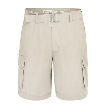 Front - SoulCal Mens Washed Cargo Shorts