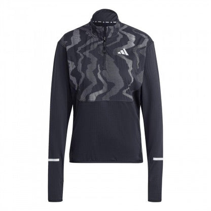 Front - Adidas Womens/Ladies Hi-Vis Long-Sleeved Top