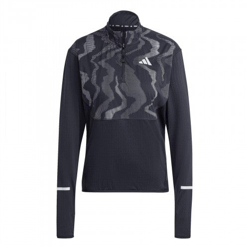 Front - Adidas Womens/Ladies Hi-Vis Long-Sleeved Top