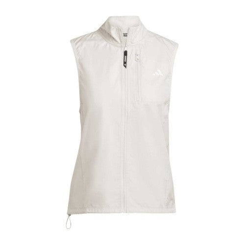 Front - Adidas Womens/Ladies Zip Pocket Sleeveless Gilet