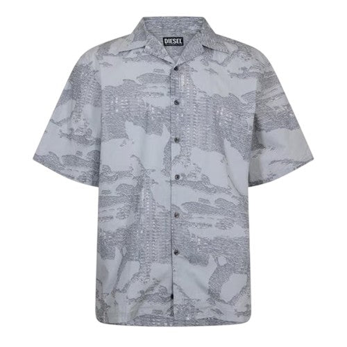 Front - Diesel Mens Frank Collared Shirt