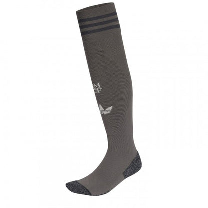 Front - Adidas Unisex Adult Real Madrid CF Ribbed Football Socks