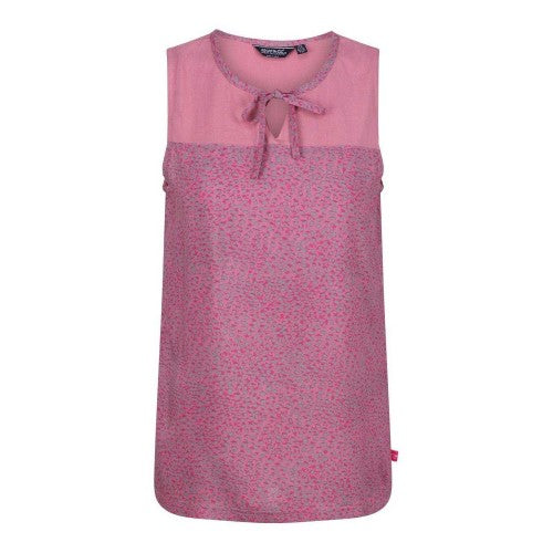 Front - Regatta Womens/Ladies Janessa Patterned Sleeveless T-Shirt