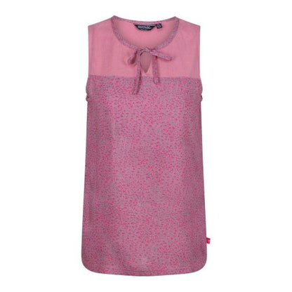 Front - Regatta Womens/Ladies Janessa Patterned Sleeveless T-Shirt
