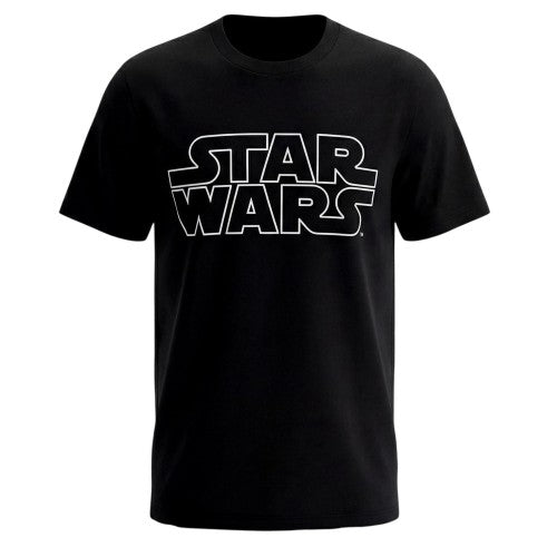 Front - Star Wars Mens Logo Short-Sleeved T-Shirt