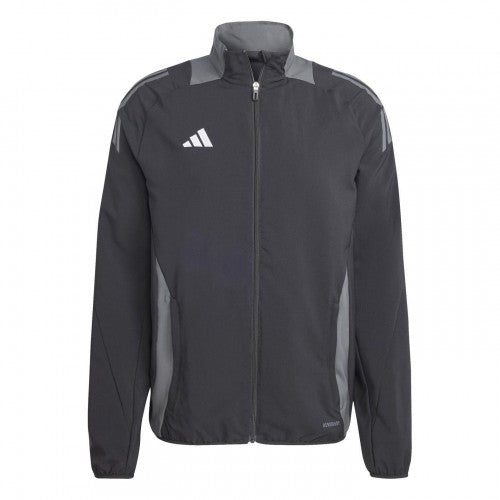 Front - Adidas Mens Trio 24 Track Jacket