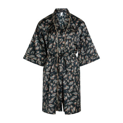 Front - CCDK Copenhagen Womens/Ladies Jean Leaf Print Kimono