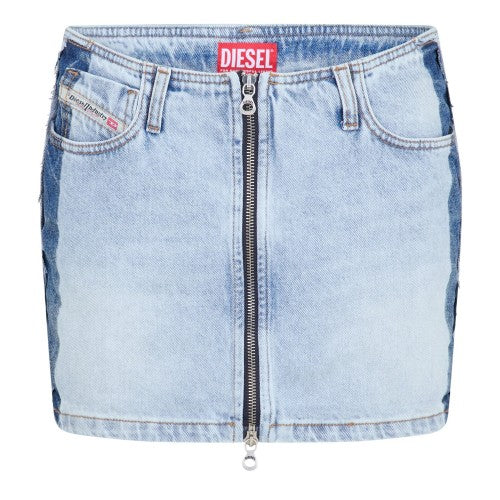 Front - Diesel Womens/Ladies Ron S4 A-line Regular Mini Skirt
