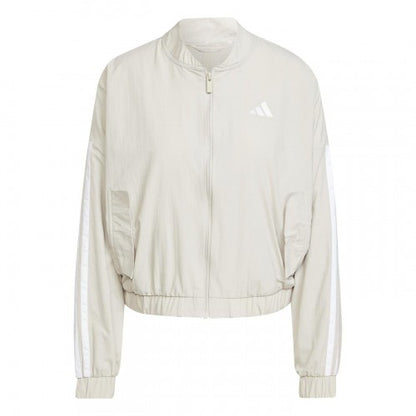 Front - Adidas Womens/Ladies Woven Lightweight Bomber Jacket